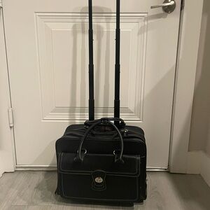 Black Rolling Laptop Bag